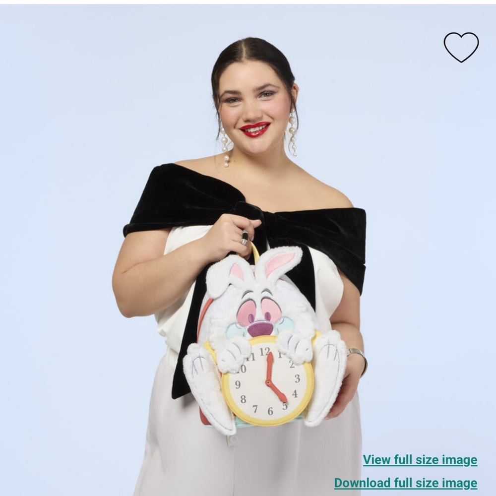 Loungefly Disney Alice in Wonderland White Rabbit
Figural Mini Backpack & Wallet - Picture 2 of 11